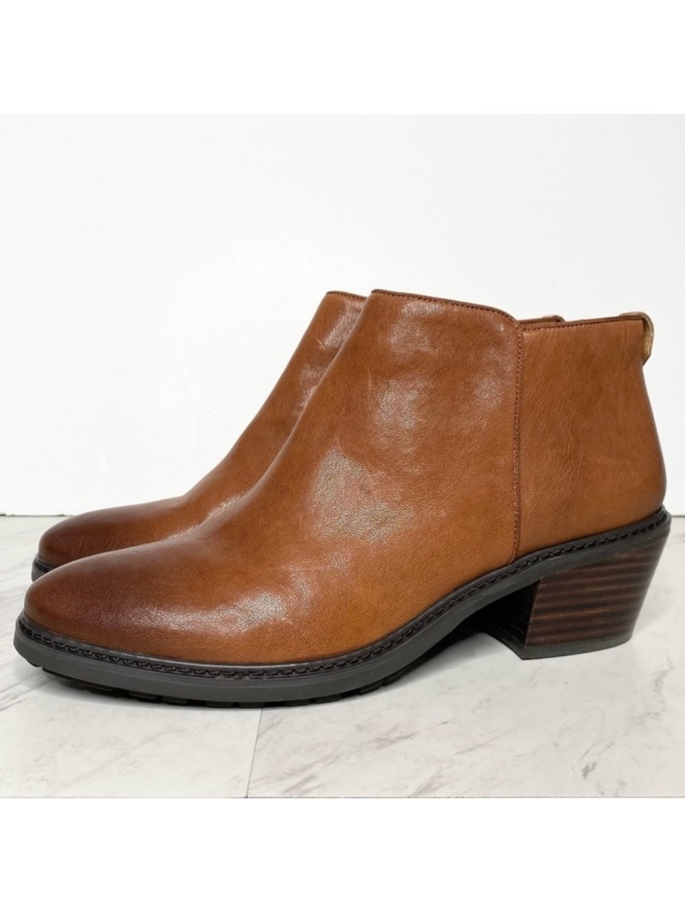 Sam Edelman Pryce Brown Leather Bootie 10M